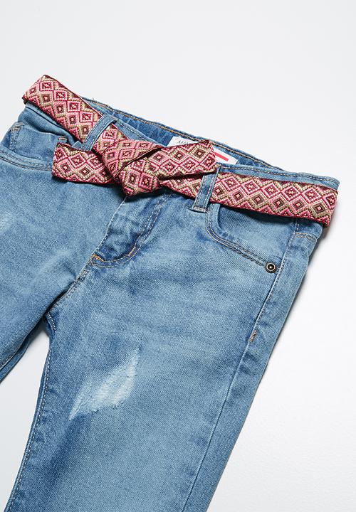 MINOTI - Belted jeans