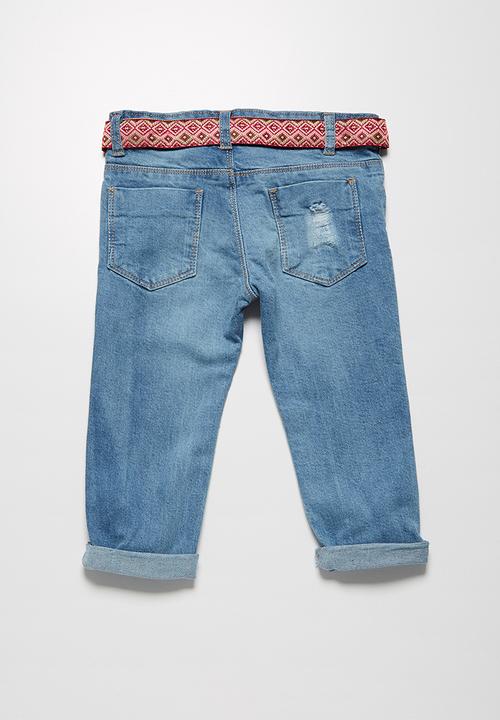 MINOTI - Belted jeans