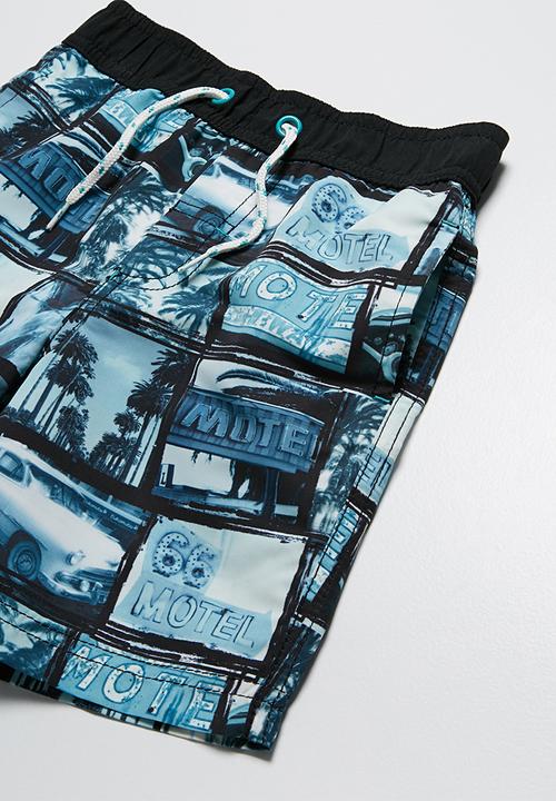 MINOTI - Photo print swimshorts