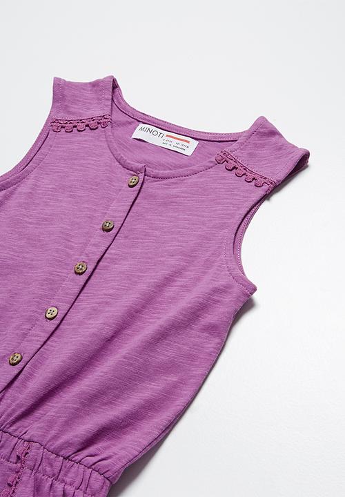 MINOTI - Pom pom playsuit