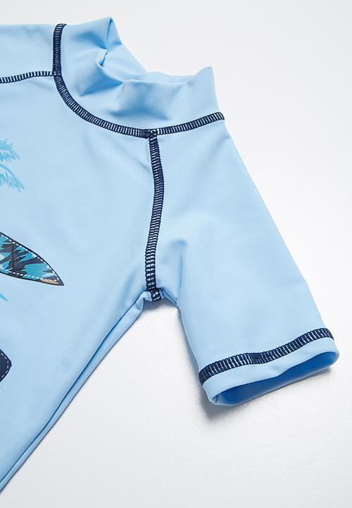 MINOTI - Van shorts and rash vest set