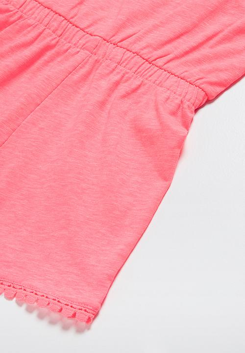 MINOTI - Pom pom playsuit