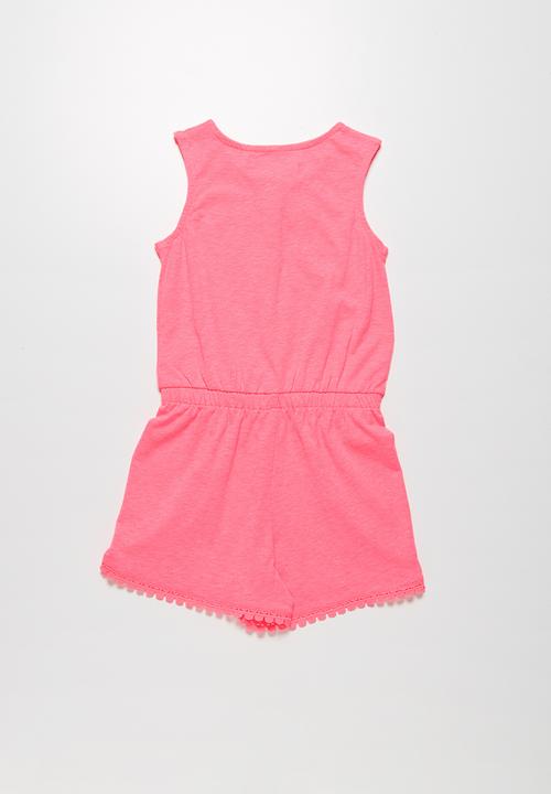 MINOTI - Pom pom playsuit
