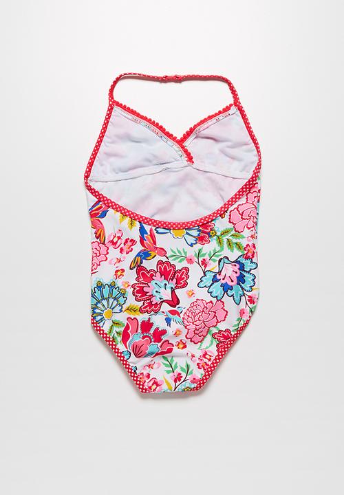 MINOTI - Aqua flower swimsuit