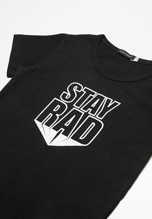 basicthread - Stay rad tee