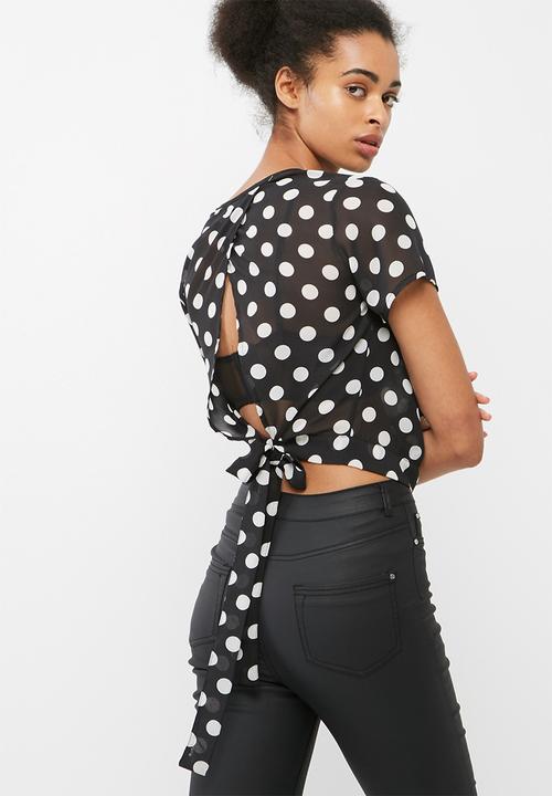 dailyfriday - Wrap back woven blouse