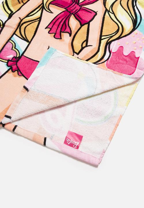 Character Fashion - BARBIE hooded towel