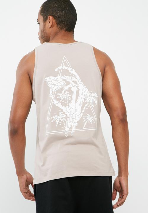 basicthread - Printed slim fit vest