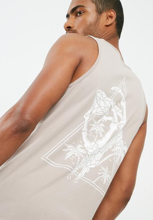 basicthread - Printed slim fit vest