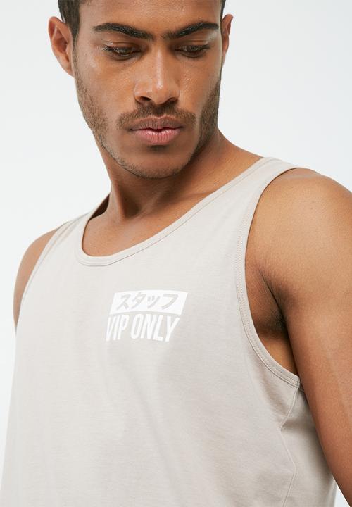 basicthread - Printed slim fit vest