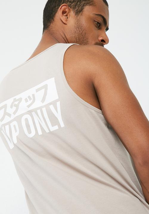 basicthread - Printed slim fit vest