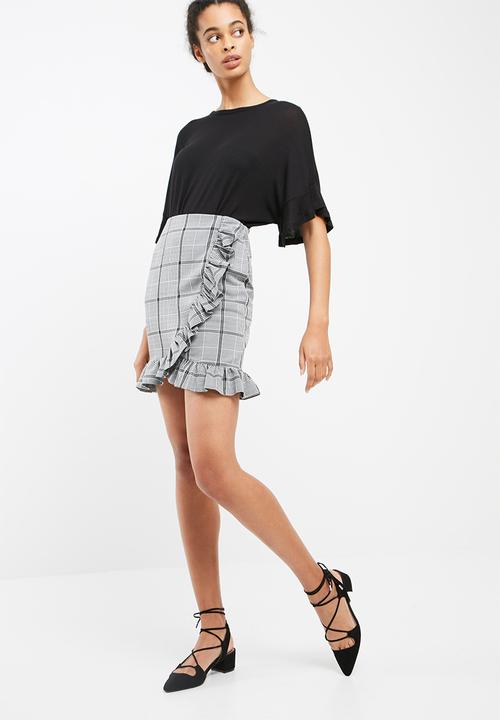 Vero Moda - Check frill skirt