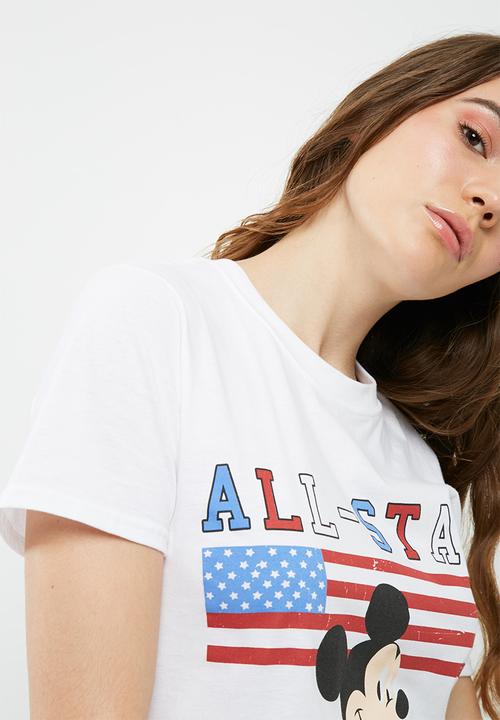 Missguided - All star mickey mouse t-shirt