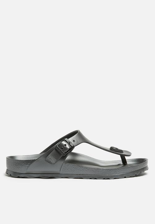 birkenstock gizeh eva metallic anthracite