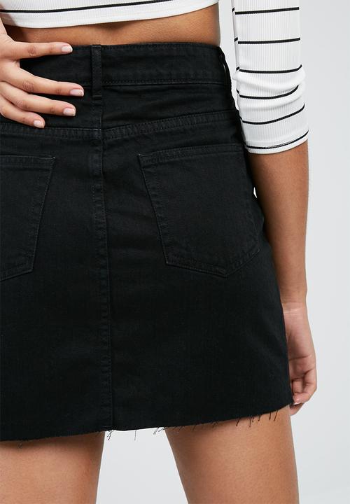 dailyfriday - Denim a line mini skirt