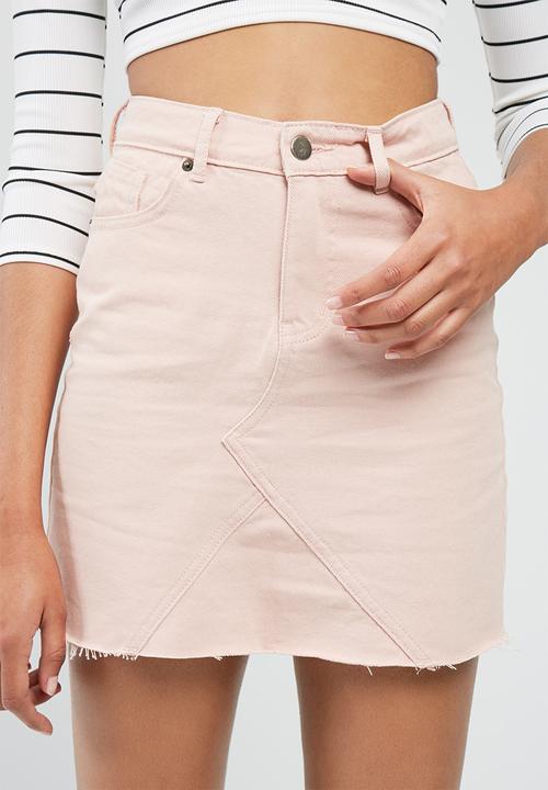 dailyfriday - Denim a line mini skirt
