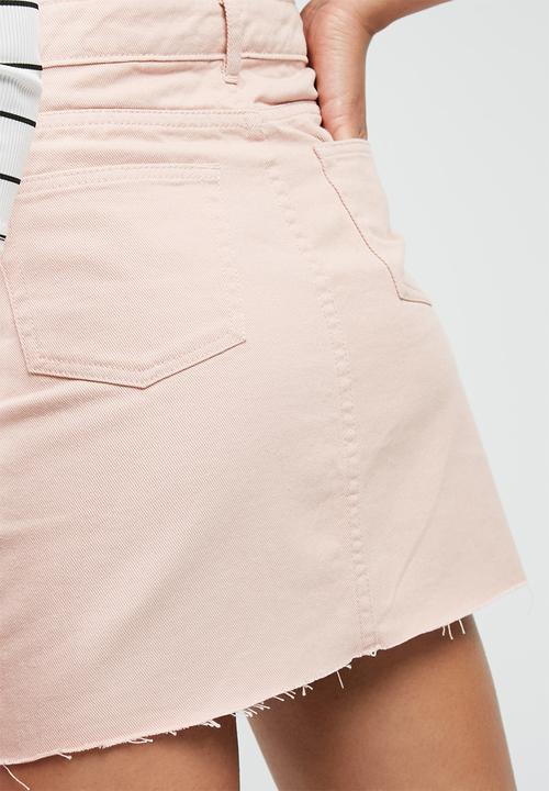 dailyfriday - Denim a line mini skirt