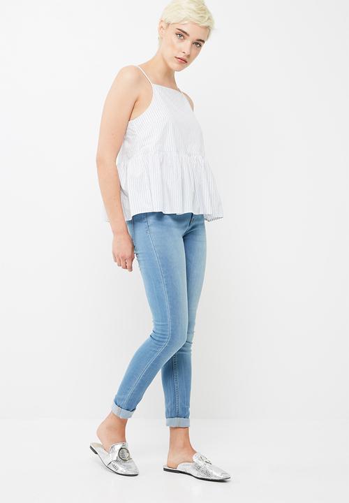 Pieces - Navi strap top