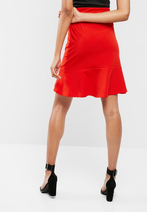 dailyfriday - Ruffle wrap front skirt