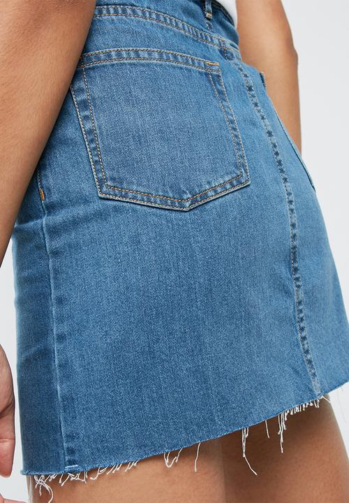 dailyfriday - Denim a line mini skirt