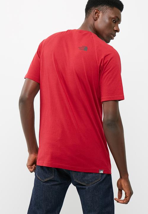 The North Face - Raglan red box tee