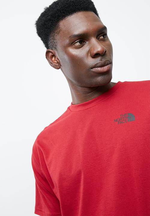 The North Face - Red box tee S/S - Fiery red