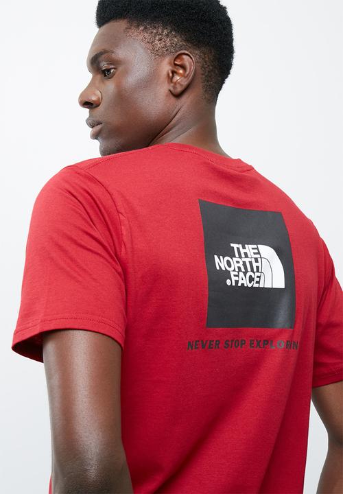 The North Face - Red box tee S/S - Fiery red