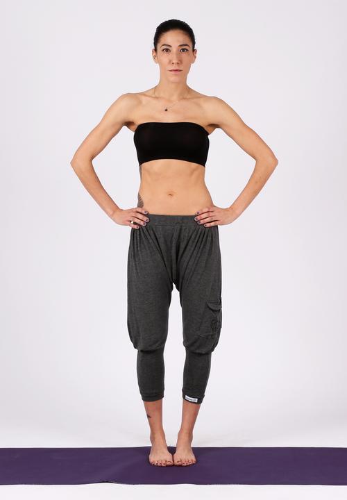 Yoga Utopia - Pretzel Batwing Pants – Grey