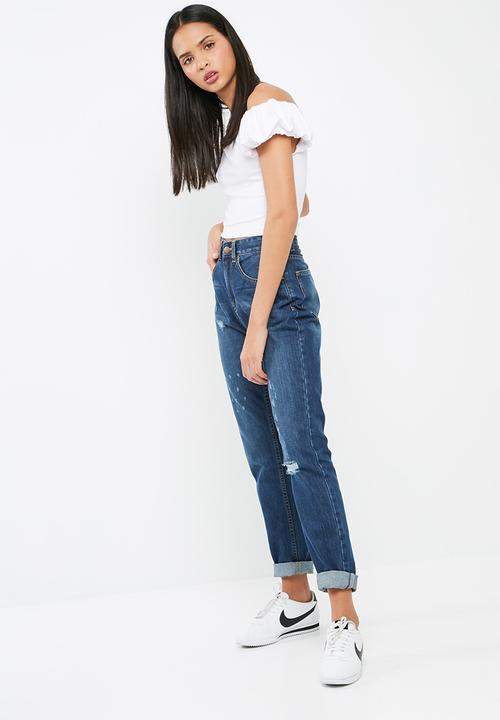 dailyfriday - Classic mom jeans - stone wash
