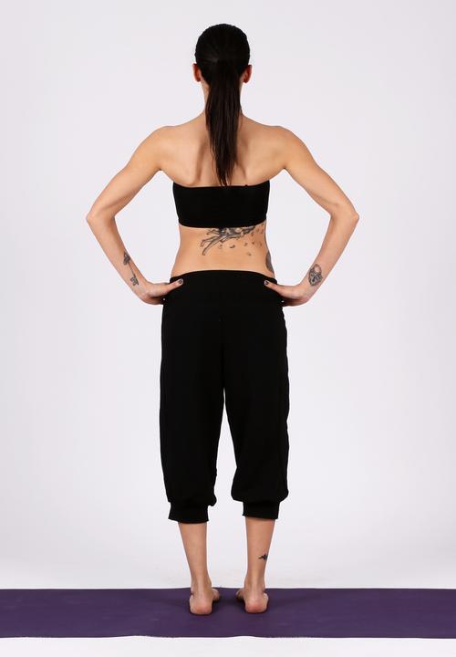 Yoga Utopia - Pretzel Yogawear ¾ Track Pants – Black