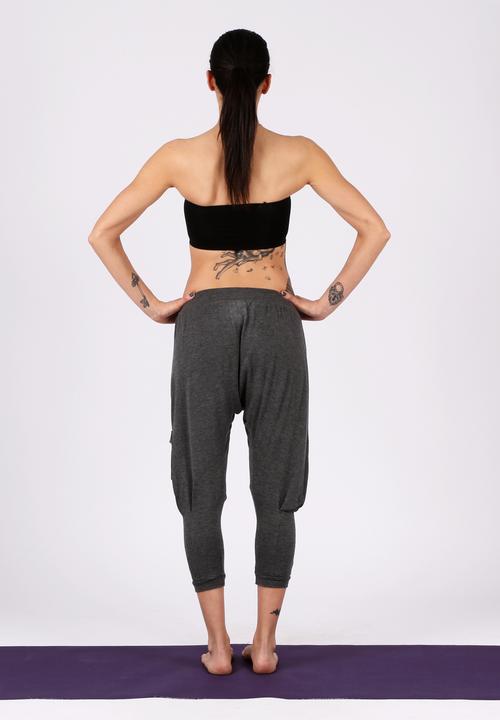 Yoga Utopia - Pretzel Batwing Pants – Grey