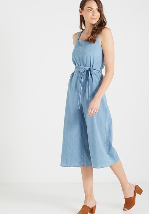 cotton culotte jumpsuit