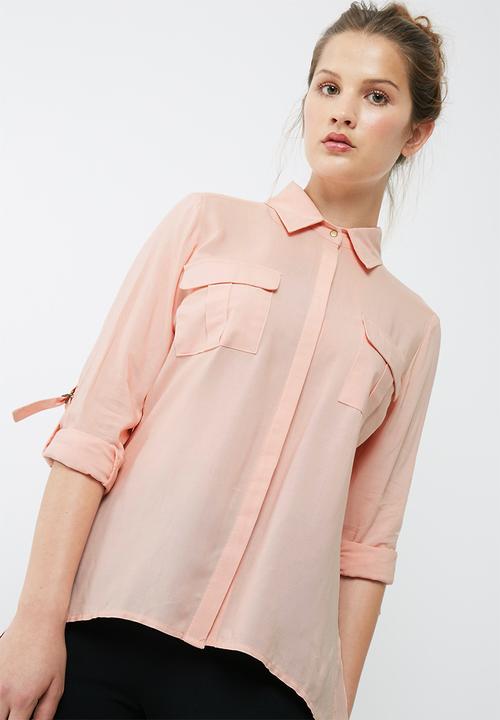 dailyfriday - Button through shirt with dip back
