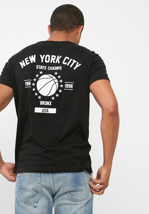 basicthread - Printed Crew Neck Tee