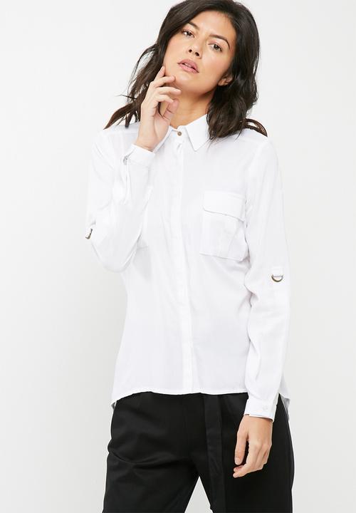 dailyfriday - Button through shirt with dip back
