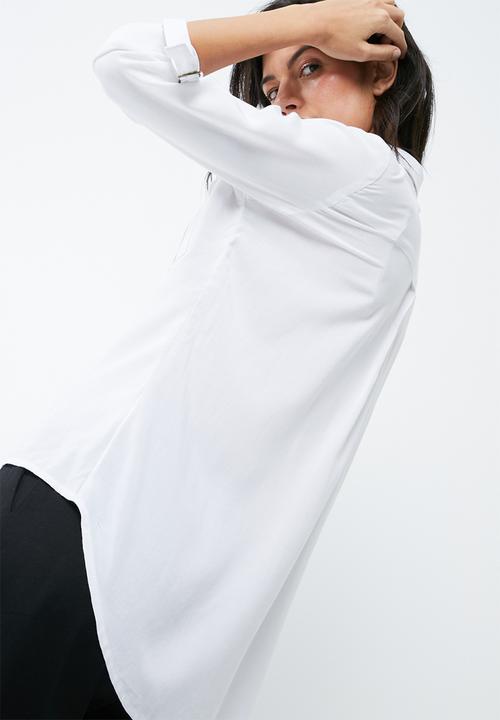 dailyfriday - Button through shirt with dip back
