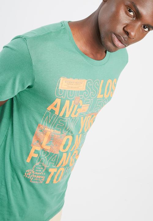 GUESS - BSC city logo crew tee