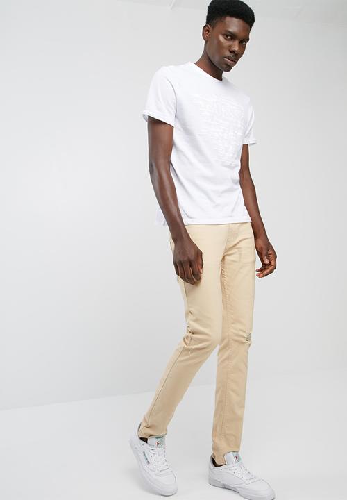 GUESS - BSC shifted lines crew tee