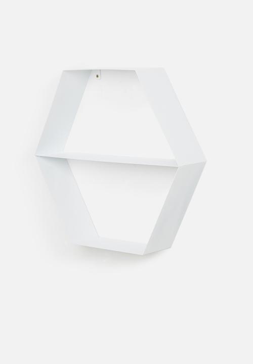 Sixth Floor - Metal hexagon shelf