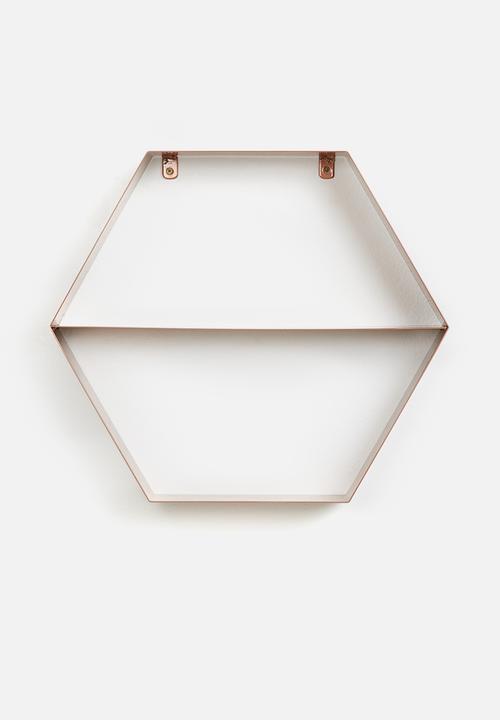 Sixth Floor - Metal hexagon shelf