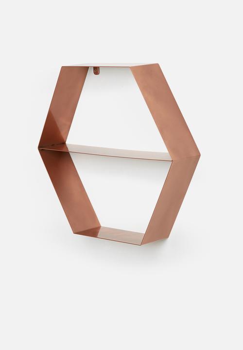 Sixth Floor - Metal hexagon shelf