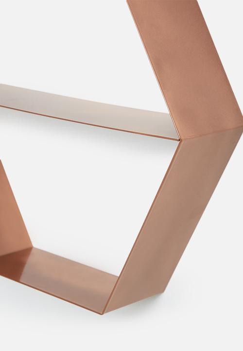 Sixth Floor - Metal hexagon shelf