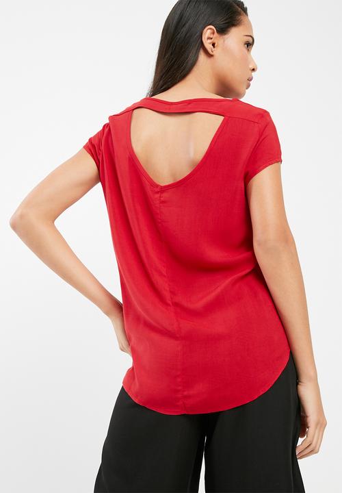 dailyfriday - Open back shell top