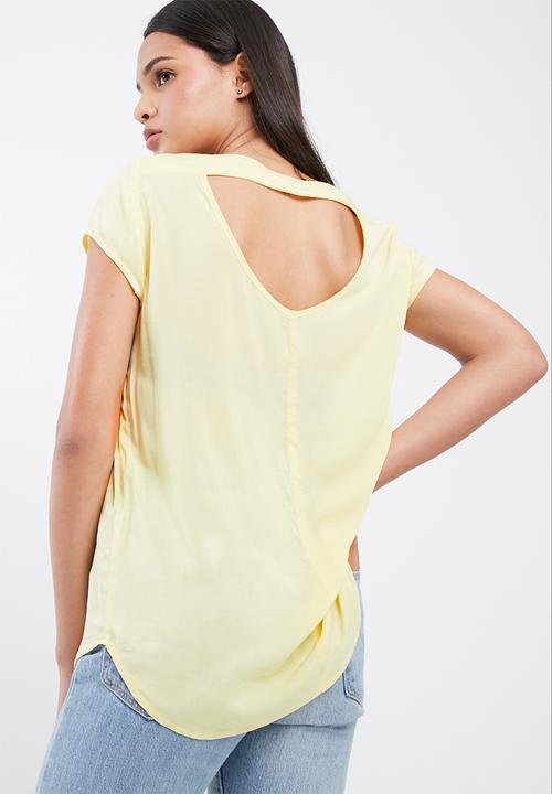 dailyfriday - Open back shell top