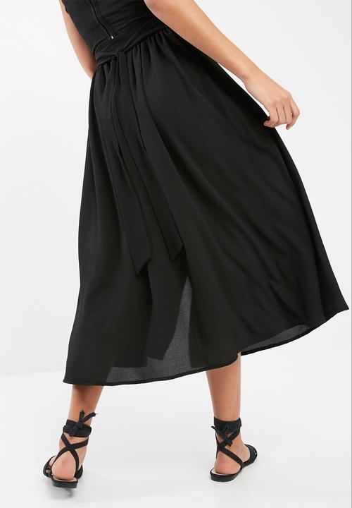 dailyfriday - Button front midi skirt