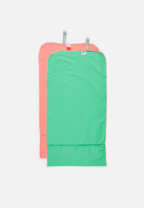 Bobums - Gym towel set of 2 - seafoam/coral