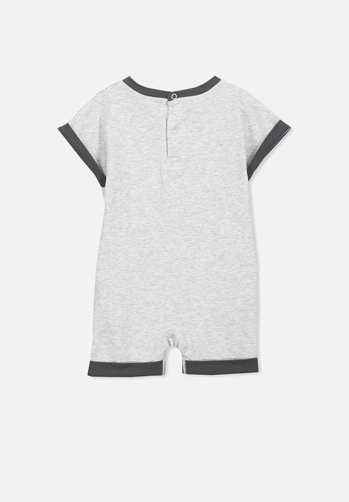 Cotton On - Baby mini short sleeve snap romper
