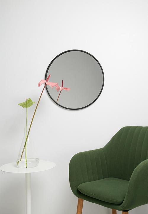 Sixth Floor - Iron round mirror - medium 50cm dia