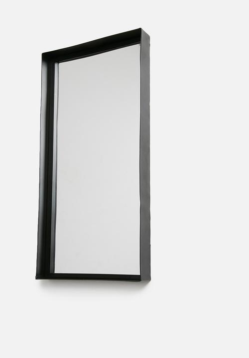 Sixth Floor - Iron rectangular plain mirror