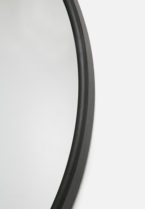 Sixth Floor - Iron round mirror - small 35cm dia